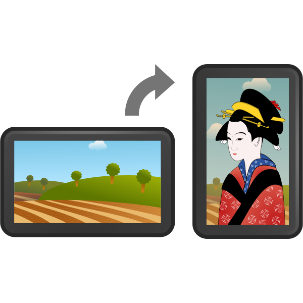 SVG Landscape and portrait
