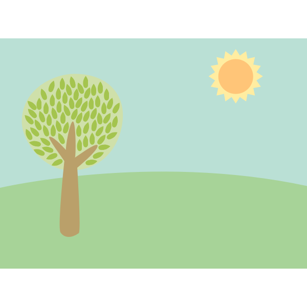 SVG Landscape image