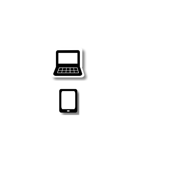 SVG Laptop and tablet