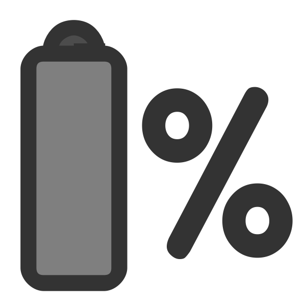 SVG Laptop battery icon