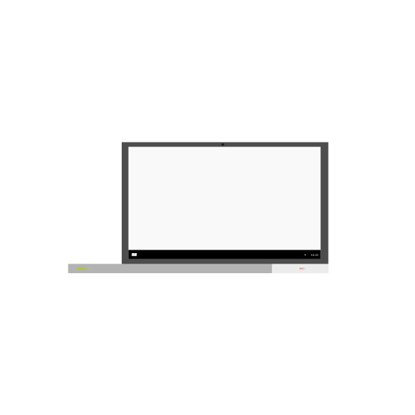 SVG Laptop computer vector