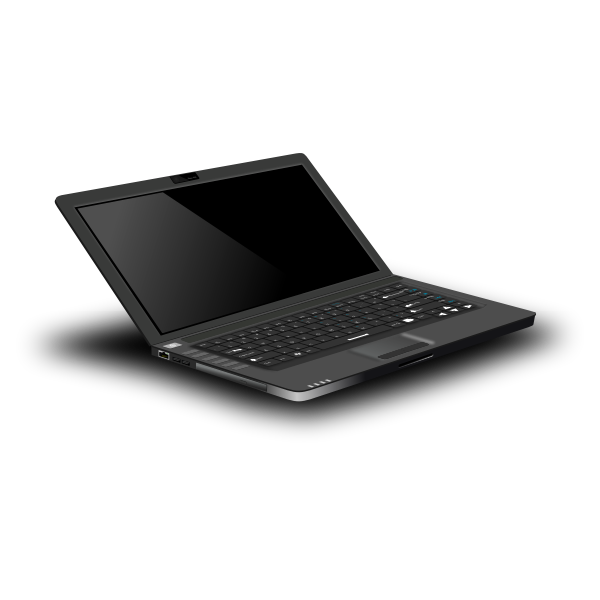 SVG Laptop computer vector image