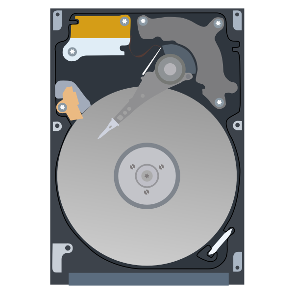 SVG Laptop hard drive