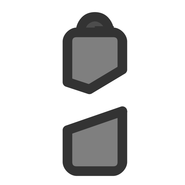 SVG Laptop no battery icon
