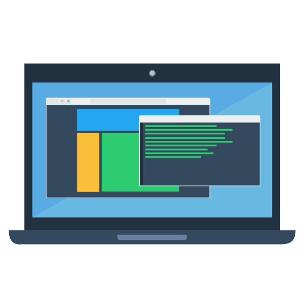 SVG Laptop screen