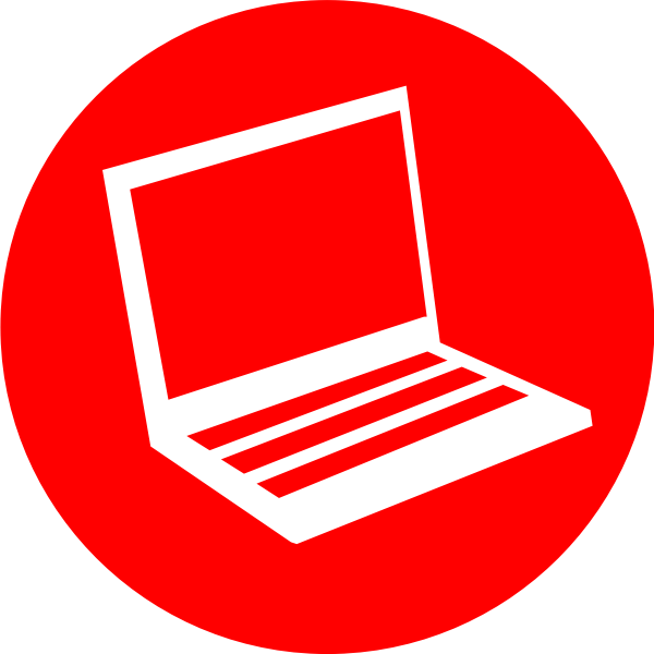 SVG Laptop vector icon