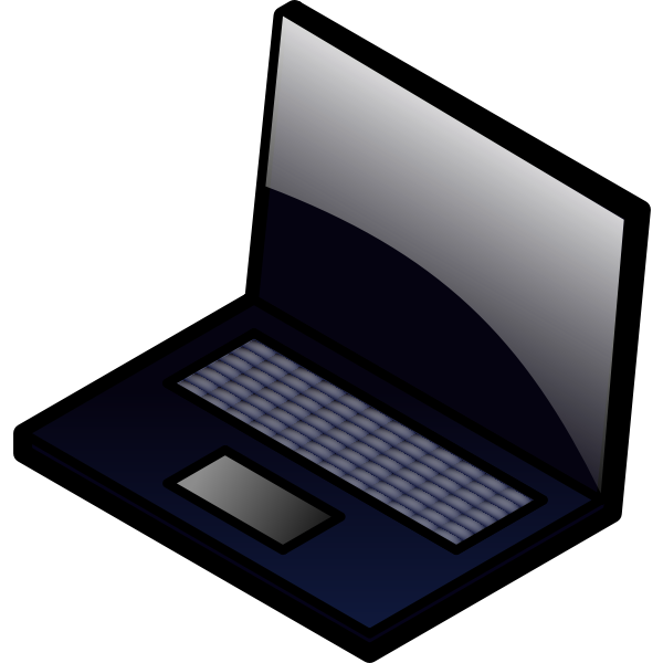 SVG Laptop vector illustration