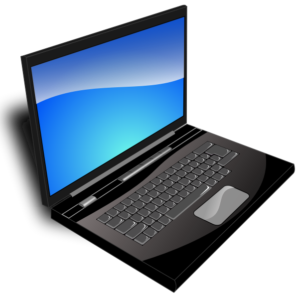 SVG Laptop vector image
