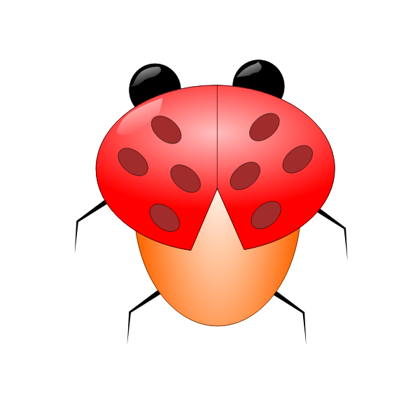 SVG Large lady beetle