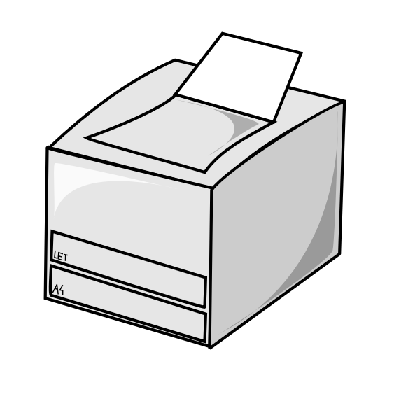 SVG Laser printer vector icon