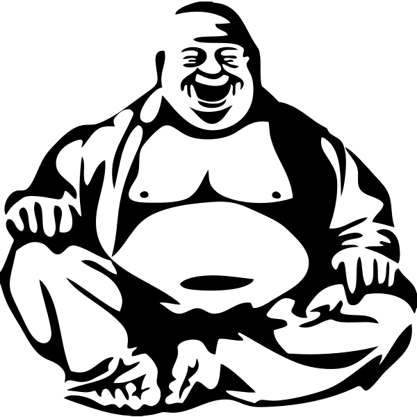SVG Laughing Buddha