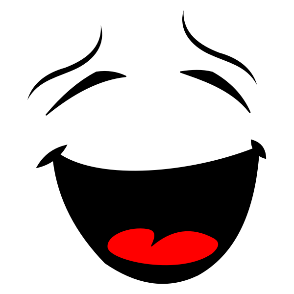 SVG Laughing face