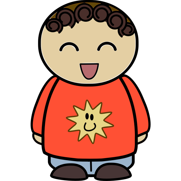 SVG Laughing guy