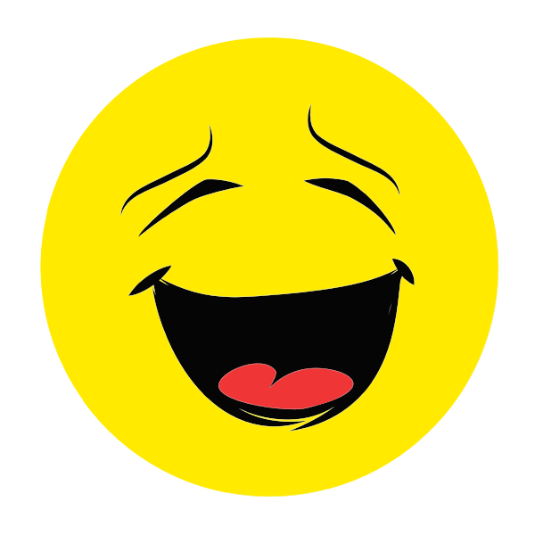 SVG Laughing smiley