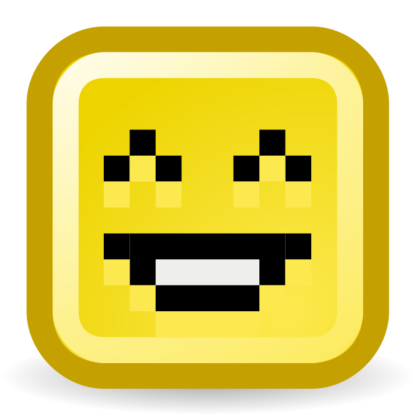 SVG Laughing smiley vector icon