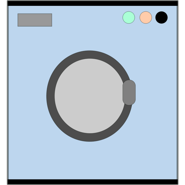 SVG Laundry machine vector icon