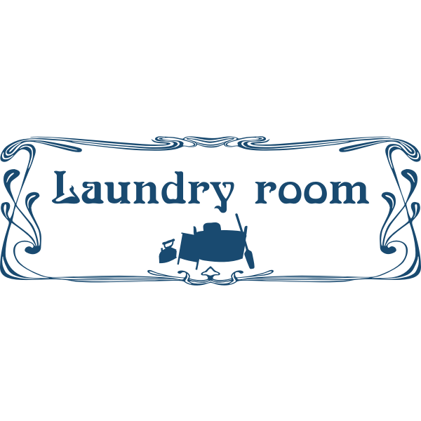 SVG Laundry room door sign vector graphics