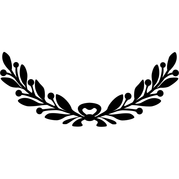 SVG Laurel wreath