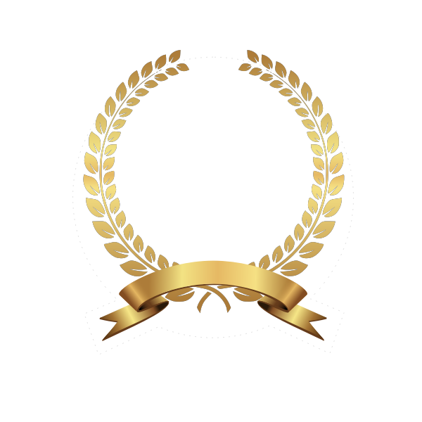 SVG laurel wreath gold