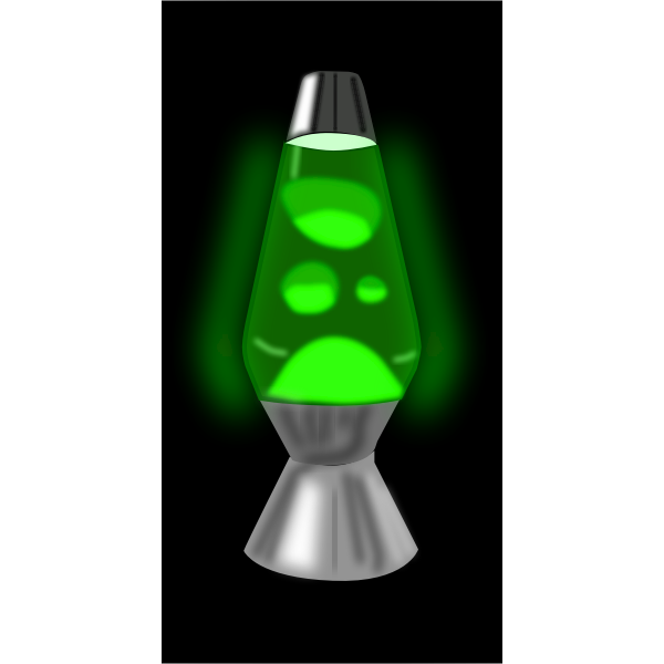 SVG Lava-lamp Glowing green
