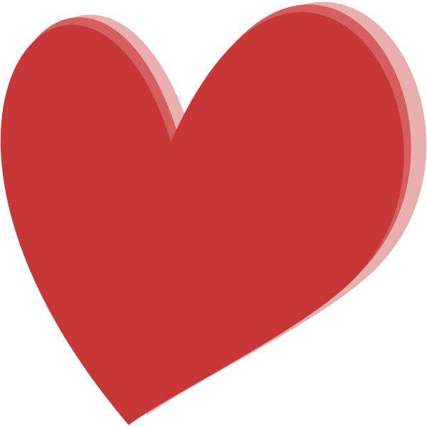 SVG Layered Heart