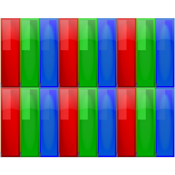 SVG LCD dots