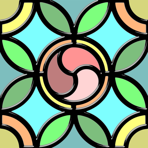 SVG Lead Glass Tile