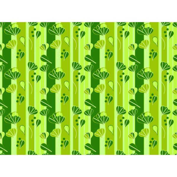 SVG Leafy pattern in green