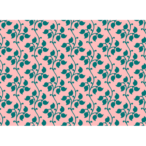 SVG Leafy pattern on pink background