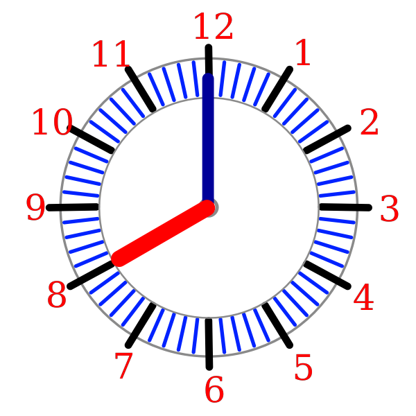 SVG Learning Clock 2
