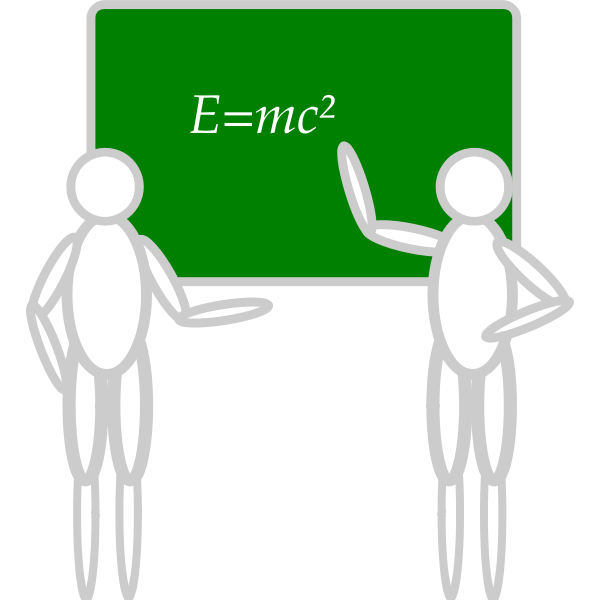 SVG Learning from a whiteboard vector image