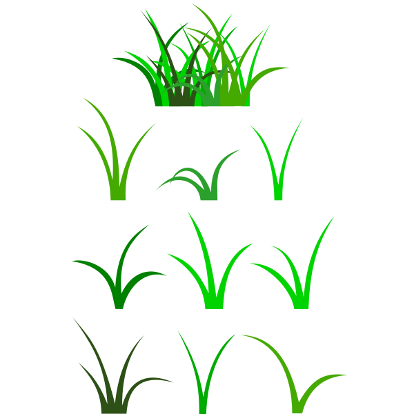 SVG Leaves of grass