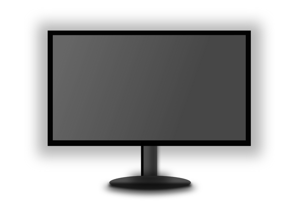 SVG LED Monitor grey screen