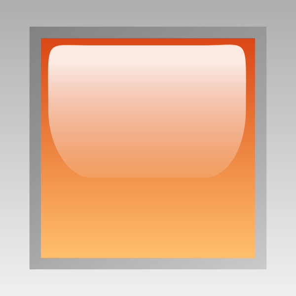 SVG Led square orange vector clip art