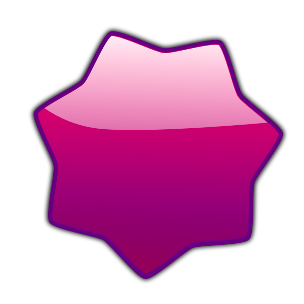 SVG Led star purple vector image