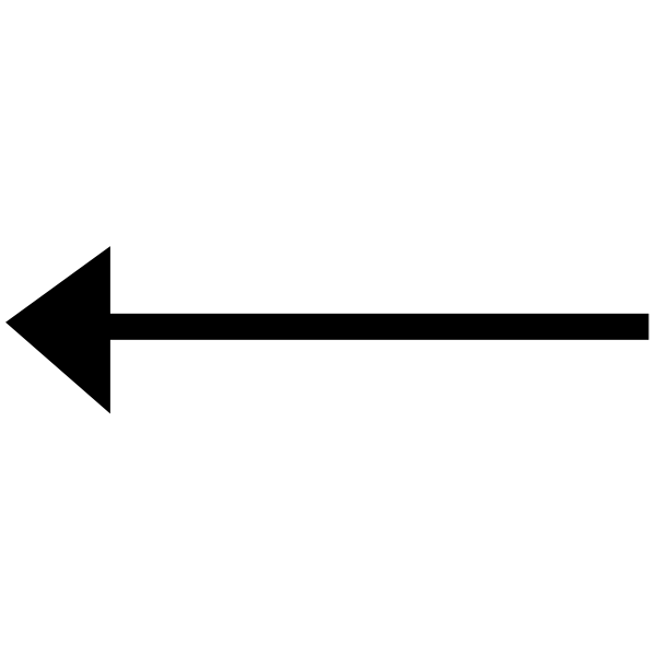 SVG Left arrow silhouette