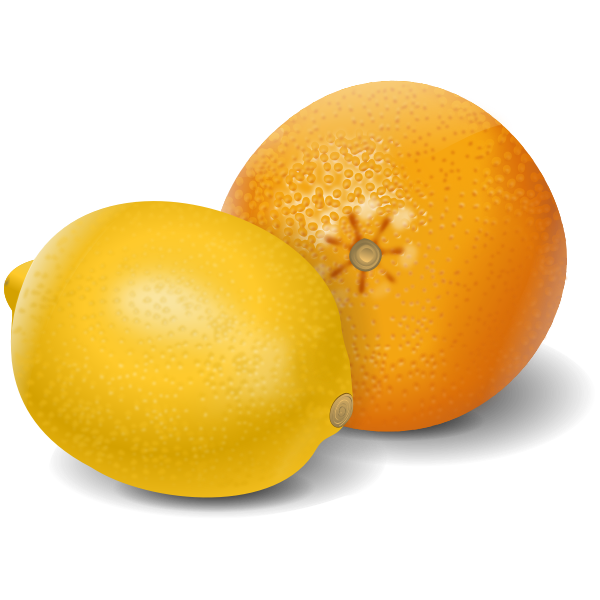 SVG Lemon and orange