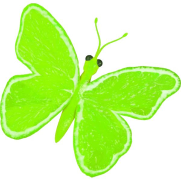 SVG Lemon butterfly