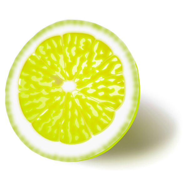 SVG Lemon or lime vector image
