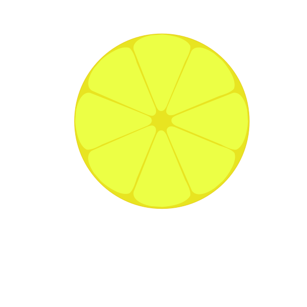 SVG Lemon profile vector image