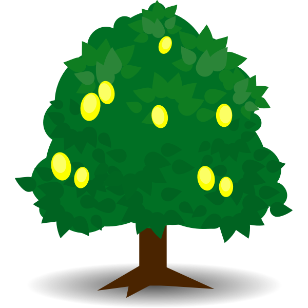 SVG Lemon tree vector graphics