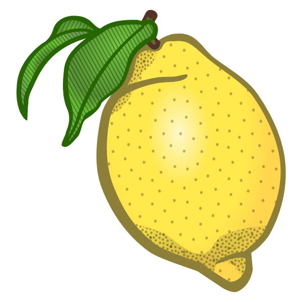 SVG Lemon vector clip art