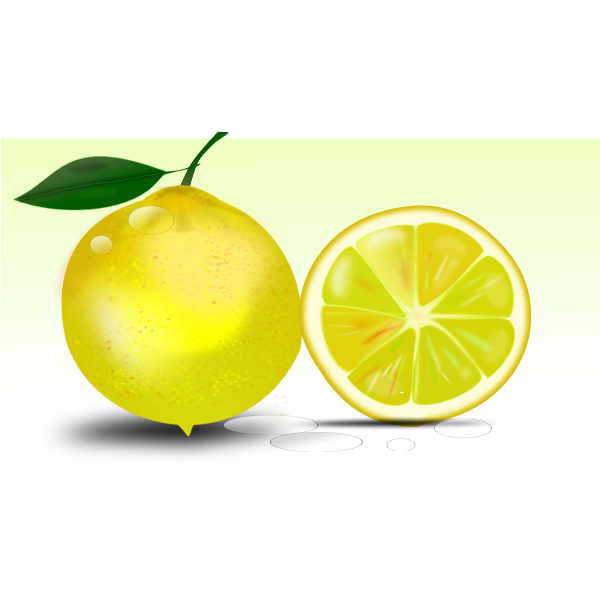 SVG Lemon vector image