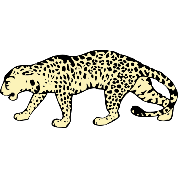SVG leopard