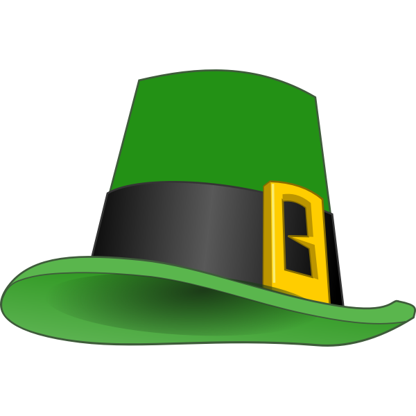 SVG Leprechauns hat vector illustration