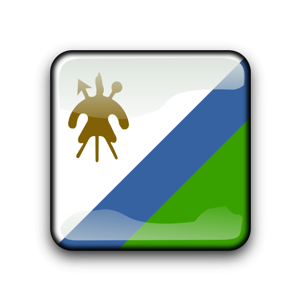SVG Lesotho flag vector