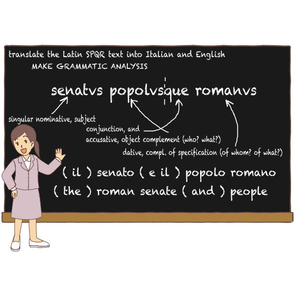 SVG Lesson in latin language