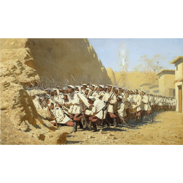SVG Let them enter 1871 by Vasili Vereshchagin