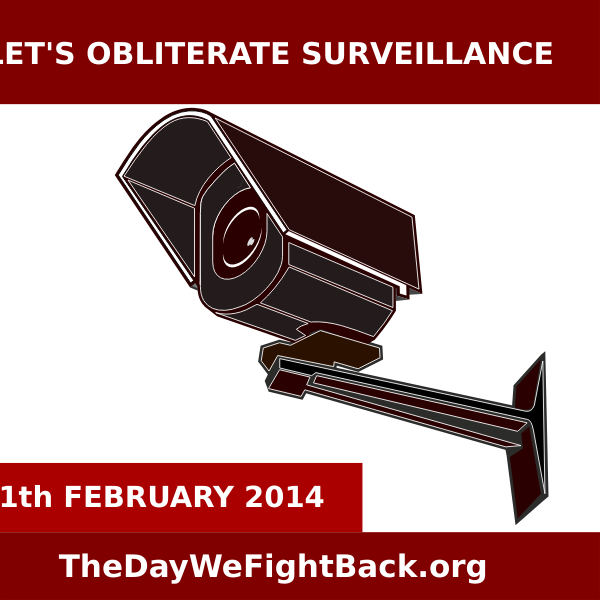 SVG Lets obliterate surveillance vector image