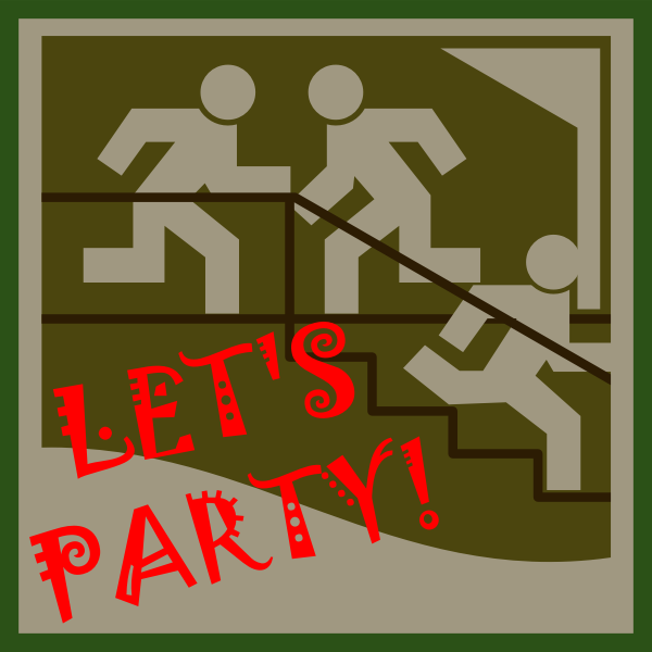 SVG Lets party by Rones